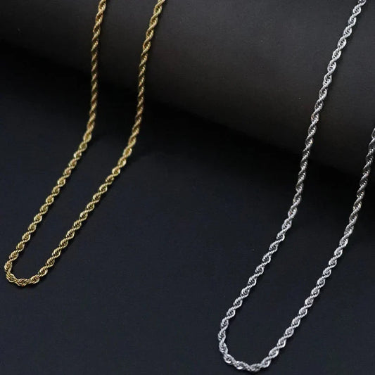 Premium Rope Chain Necklace for Men & Women